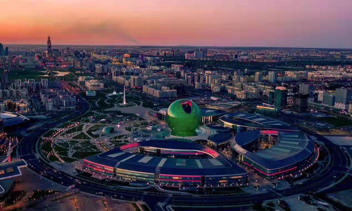 Buildings in the capital of Kazakhstan, including AIFC. Photo: Courtesy of AIFC