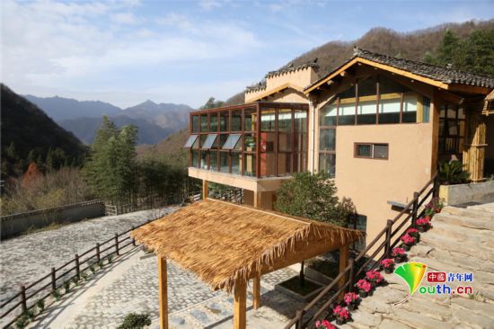 建设中的佛坪贝壳山居民宿 主办方供图