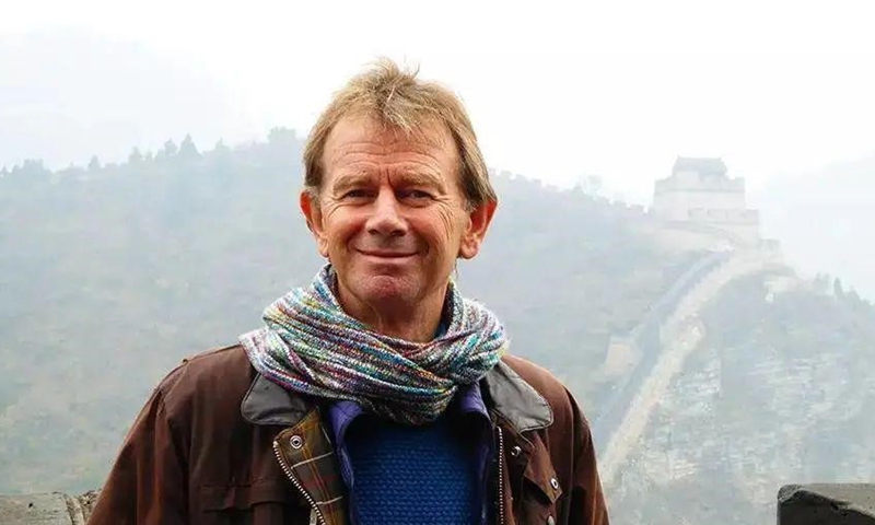 Michael Wood in China Michael Wood in China